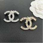 Interlocking C Star Brooch – Beads & Crystals