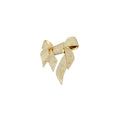 Crystal Pavé Bow Brooch – Lustrous Bead Accents