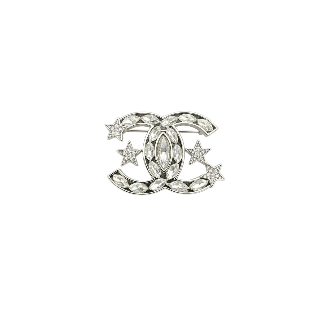 Interlocking C Star Brooch – Marquise Crystal Pavé