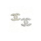 Interlocking C Heart-Crystal Brooch